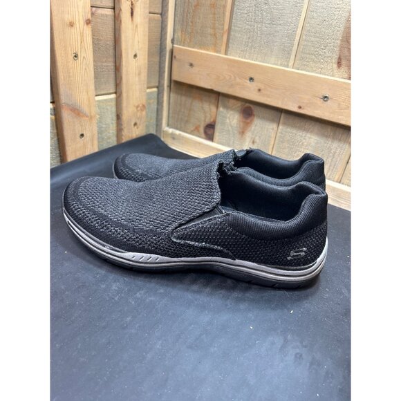 Skechers Mens Relaxed Fit Air-Cooled Memory Foam Slip-On Shoes Size 11 Black - Picture 6 of 8